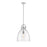 Innovations Newton Bell 1-Lt 14" Stem Pendant, PN/CG - 410-1SL-PN-G412-14CL