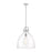 Innovations Newton Bell 1-Lt 18" Stem Pendant, PN/CG - 410-1SL-PN-G412-18CL