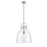 Innovations Newton Bell 1-Lt 14" Stem Pendant, SN/CG - 410-1SL-SN-G412-14CL