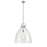 Innovations Newton Bell 1-Lt 18" Stem Pendant, SN/CG - 410-1SL-SN-G412-18CL