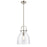 Innovations Newton Bell 1-Lt 10" Stem Pendant, SN/CG - 410-1SM-SN-G412-10CL