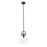 Innovations Newton Bell 1-Lt 8" Stem Pendant, MB/CG - 410-1SS-BK-G412-8CL