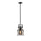 Innovations Newton Bell 1-Lt 8" Stem Pendant, MB/PSG - 410-1SS-BK-G412-8SM