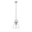 Innovations Newton Bell 1-Lt 8" Stem Pendant, PN/CG - 410-1SS-PN-G412-8CL