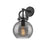 Innovations Lighting Newton Sphere 1-Lt 8" Sconce, MB/PSG - 410-1W-BK-G410-8SM