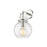 Innovations Lighting Newton Sphere 1-Lt 8" Sconce, PN/SG - 410-1W-PN-G410-8SDY