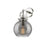 Innovations Lighting Newton Sphere 1-Lt 8" Sconce, PN/PSG - 410-1W-PN-G410-8SM