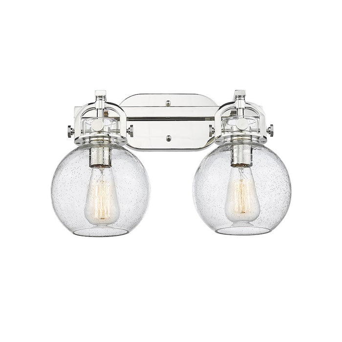 Innovations Lighting Newton Sphere 2-Lt 7" Bath, PN/SG - 410-2W-PN-G410-7SDY