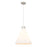 Innovations Newton Cone 3-Lt 18" Cord Pendant, SN/MWG - 410-3PL-SN-G411-18WH