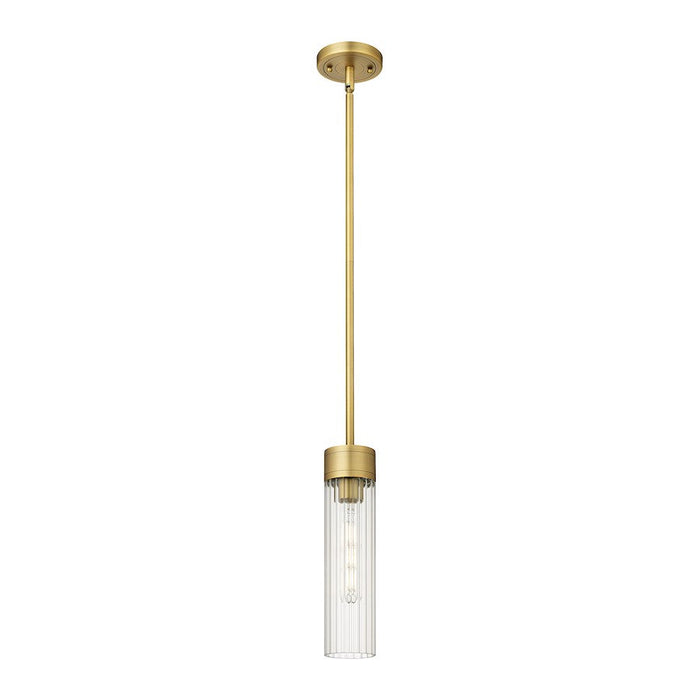 Innovations Lighting Empire 1-Lt 11" Stem Pendant, BB/CG - 429-1S-BB-G429-11CL