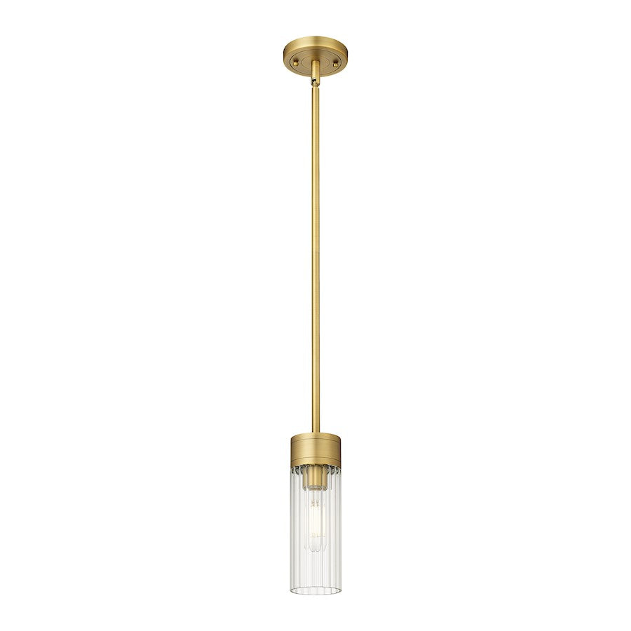 Innovations Lighting Empire 1-Lt 8" Stem Pendant, BB/CG - 429-1S-BB-G429-8CL