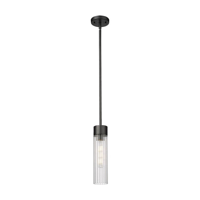 Innovations Lighting Empire 1-Lt 11" Stem Pendant, MB/CG - 429-1S-BK-G429-11CL