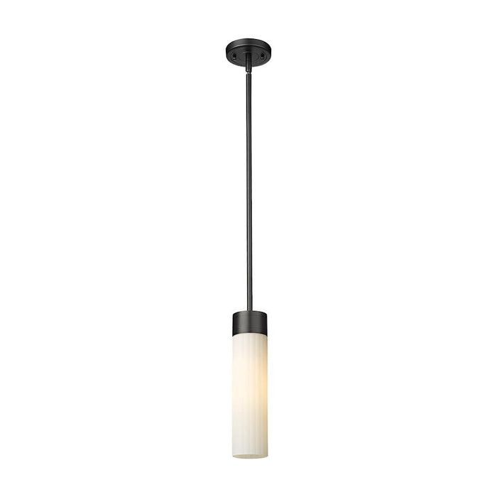 Innovations Lighting Empire 1-Lt 11" Stem Pendant, MB/MWG - 429-1S-BK-G429-11WH