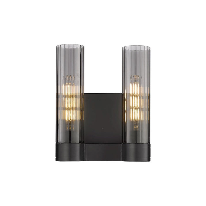 Innovations Lighting Empire 2-Lt 11" Sconce, MB/PSG - 429-2W-BK-G429-11SM