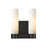 Innovations Lighting Empire 2-Lt 11" Sconce, MB/MWG - 429-2W-BK-G429-11WH