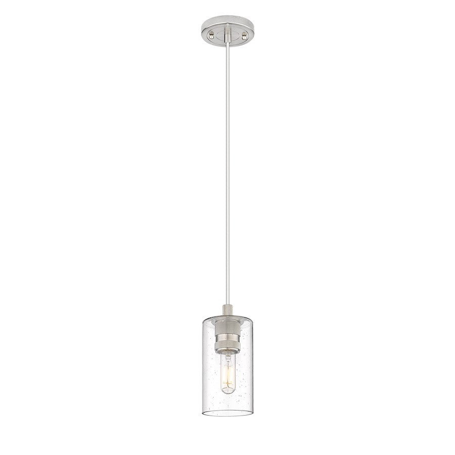 Innovations Crown Point 1-Lt 7" Cord Pendant, PN/SG - 434-1P-PN-G434-7SDY