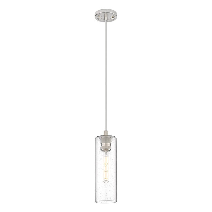 Innovations Crown Point 1-Lt 12" Cord Pendant, SN/SG - 434-1P-SN-G434-12SDY