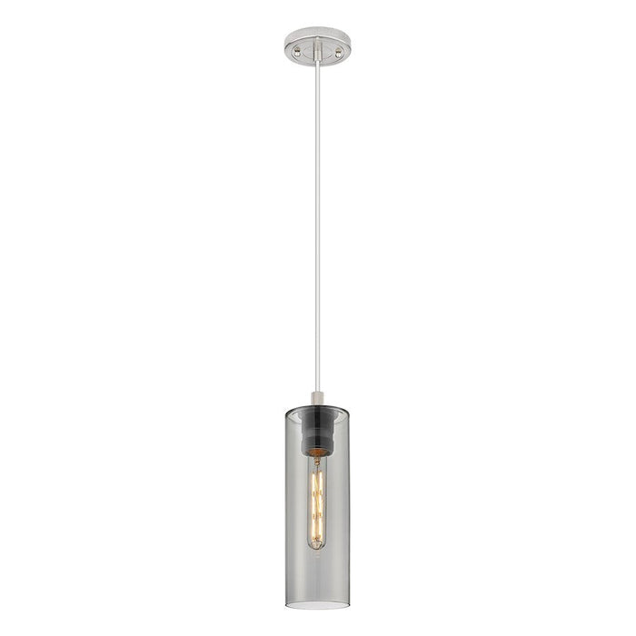 Innovations Crown Point 1-Lt 12" Cord Pendant, SN/PSG - 434-1P-SN-G434-12SM