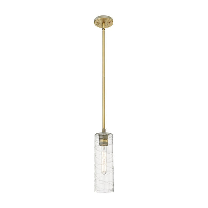 Innovations Crown Point 1-Lt 12" Stem Pendant, BB/DSG - 434-1S-BB-G434-12DE