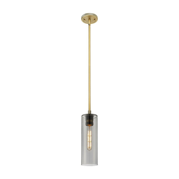 Innovations Crown Point 1-Lt 12" Stem Pendant, BB/PSG - 434-1S-BB-G434-12SM