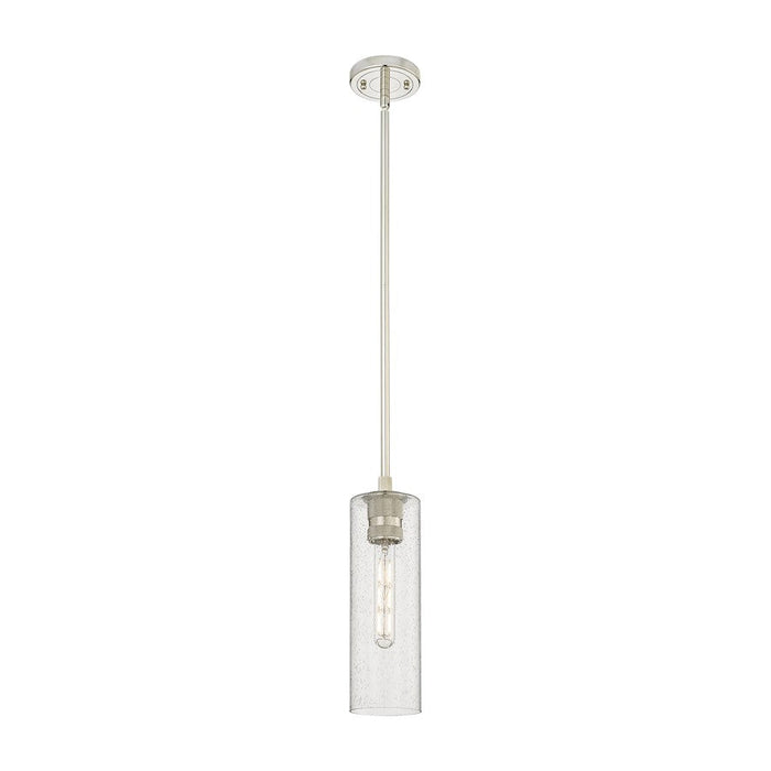 Innovations Crown Point 1-Lt 12" Stem Pendant, PN/SG - 434-1S-PN-G434-12SDY