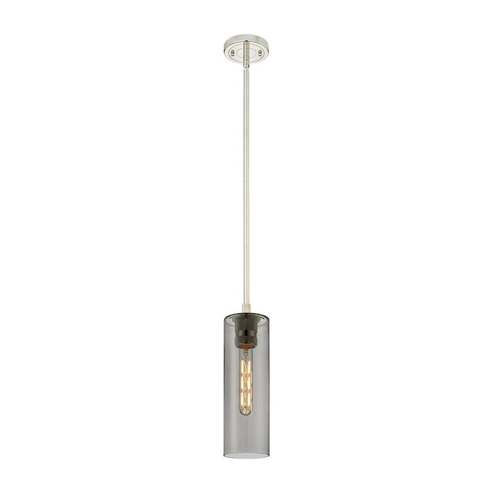 Innovations Crown Point 1-Lt 12" Stem Pendant, PN/PSG - 434-1S-PN-G434-12SM