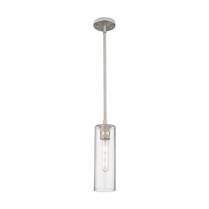 Innovations Crown Point 1-Lt 12" Stem Pendant, SN/SG - 434-1S-SN-G434-12SDY