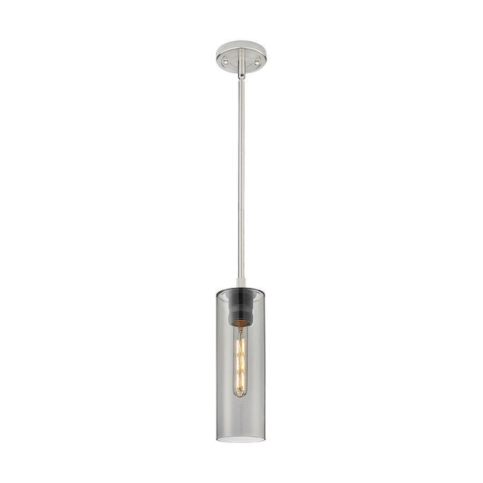 Innovations Crown Point 1-Lt 12" Stem Pendant, SN/PSG - 434-1S-SN-G434-12SM