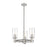 Innovations Crown Point 3-Lt 7" Stem Pendant, SN/CG - 434-3CR-SN-G434-7CL