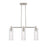Innovations Crown Point 3-Lt 12" Stem Island Light, PN/SG - 434-3I-PN-G434-12SDY