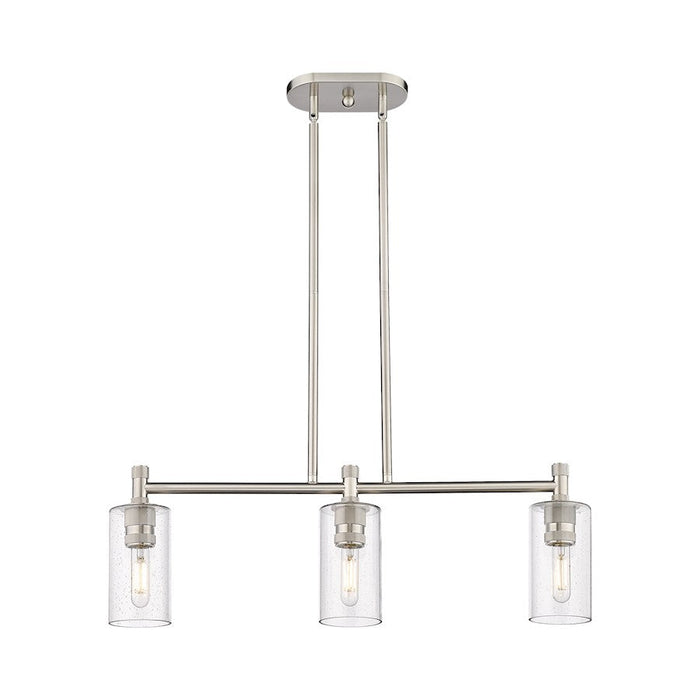 Innovations Crown Point 3-Lt 7" Stem Island Light, SN/SG - 434-3I-SN-G434-7SDY