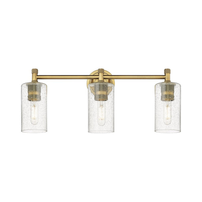 Innovations Lighting Crown Point 3-Lt 7" Bath, BB/SG - 434-3W-BB-G434-7SDY