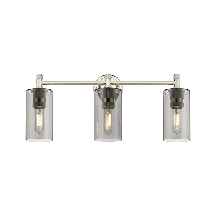 Innovations Lighting Crown Point 3-Lt 7" Bath, PN/PSG - 434-3W-PN-G434-7SM