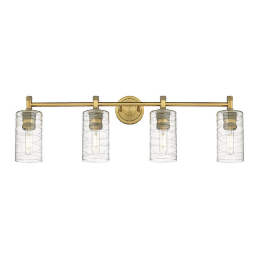 Innovations Lighting Crown Point 4-Lt 7" Bath, BB/DSG - 434-4W-BB-G434-7DE