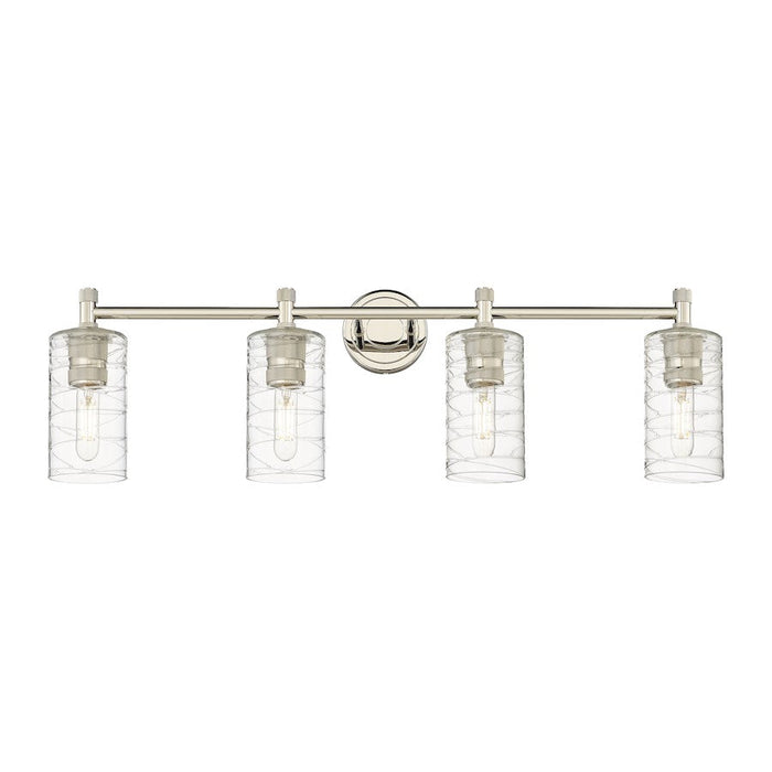 Innovations Lighting Crown Point 4-Lt 7" Bath, PN/DSG - 434-4W-PN-G434-7DE