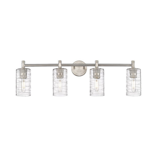 Innovations Lighting Crown Point 4-Lt 7" Bath, SN/DSG - 434-4W-SN-G434-7DE