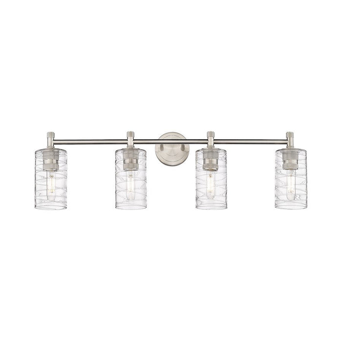 Innovations Lighting Crown Point 4-Lt 7" Bath, SN/DSG - 434-4W-SN-G434-7DE