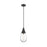 Innovations Lighting Malone 1-Lt 6" Cord Pendant, MB/CG - 450-1P-BK-G450-6CL