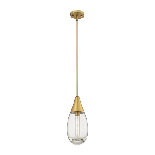 Innovations Lighting Malone 1-Lt 6" Stem Pendant, BB/CG - 450-1S-BB-G450-6CL