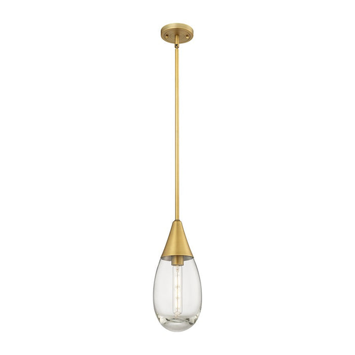 Innovations Lighting Malone 1-Lt 6" Stem Pendant, BB/CG - 450-1S-BB-G450-6CL