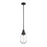 Innovations Lighting Malone 1-Lt 6" Stem Pendant, MB/CG - 450-1S-BK-G450-6CL