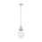 Innovations Malone 1-Lt 6" Stem Pendant, PN/Striped CG - 450-1S-PN-G450-6SCL