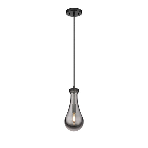 Innovations Lighting Owego 1-Lt 5" Cord Pendant, MB/PSG - 451-1P-BK-G451-5SM