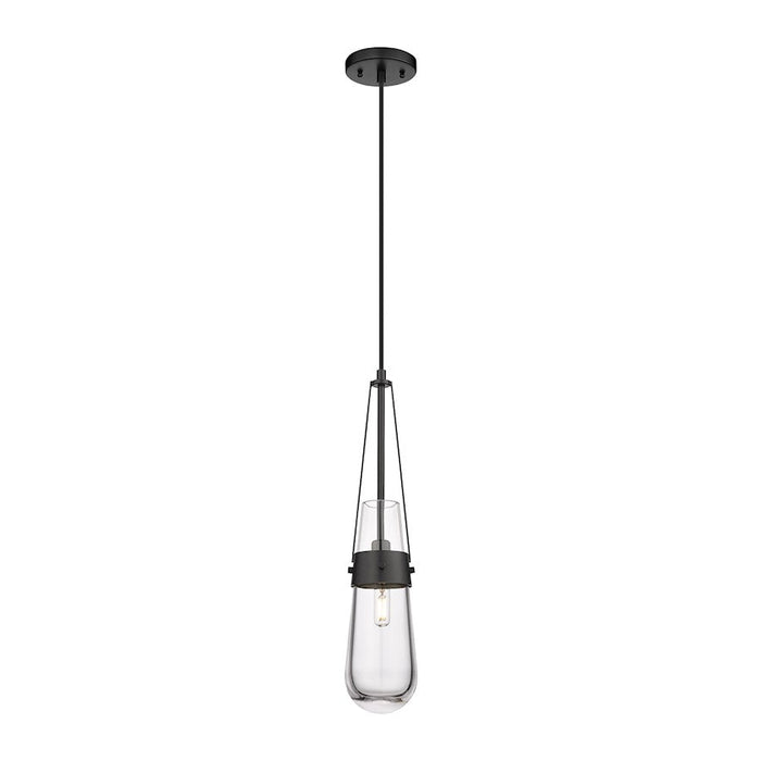 Innovations Lighting Milan 1-Lt 4" Cord Hung Pendant, MB/CG - 452-1P-BK-G452-4CL