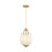 Innovations Fall Brook 3-Lt 10" Cord Pendant, BB/MW/CG - 453-3P-BB-G453-10WCL