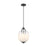 Innovations Fall Brook 3-Lt 10" Cord Pendant, MB/MW/CG - 453-3P-BK-G453-10WCL