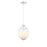 Innovations Fall Brook 3-Lt 10" Cord Pendant, PN/MW/CG - 453-3P-PN-G453-10WCL