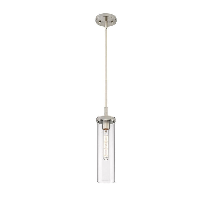 Innovations Lighting Lincoln 1-Lt 12" Stem Pendant, SN/CG - 471-1S-SN-G471P-12CL