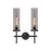 Innovations Lighting Lincoln 2-Lt 12" Bath, MB/PSG - 471-2W-BK-G471-12SM