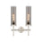 Innovations Lighting Lincoln 2-Lt 12" Bath, SN/PSG - 471-2W-SN-G471-12SM